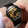 SKROX-Montre-bracelet mécanique pour homme